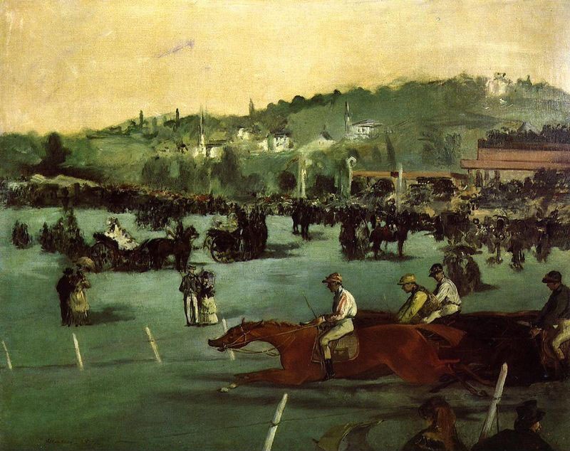 Edouard Manet The Races in the Bois de Boulogne